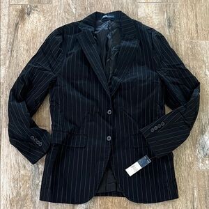 Polo Ralph Lauren Black Pinstripe Men’s Blazer 38R - NEW